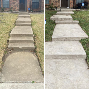 Sealed Concrete Walkway